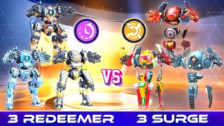 3 Redeemer vs 3 Surge - CPC, DeathMatch Gameplay - Mech Arena screenshot 5