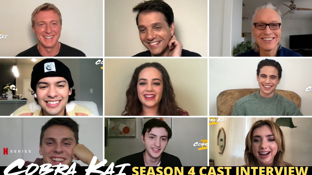 Cobra Kai Season 4 Cast Interview 