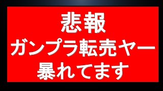 【注意】ガンプラ転売ヤーが暴れてます。高額転売品にご注意を。