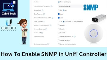 How to enable snmp setting in unifi #snmp #unifi #esxi #isp #networking #vmware #ubiquiti