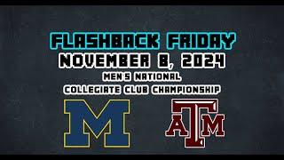 Famous Flashback Friday: University of Michigan vs. Texas A&M University (November 8, 2024) Profile