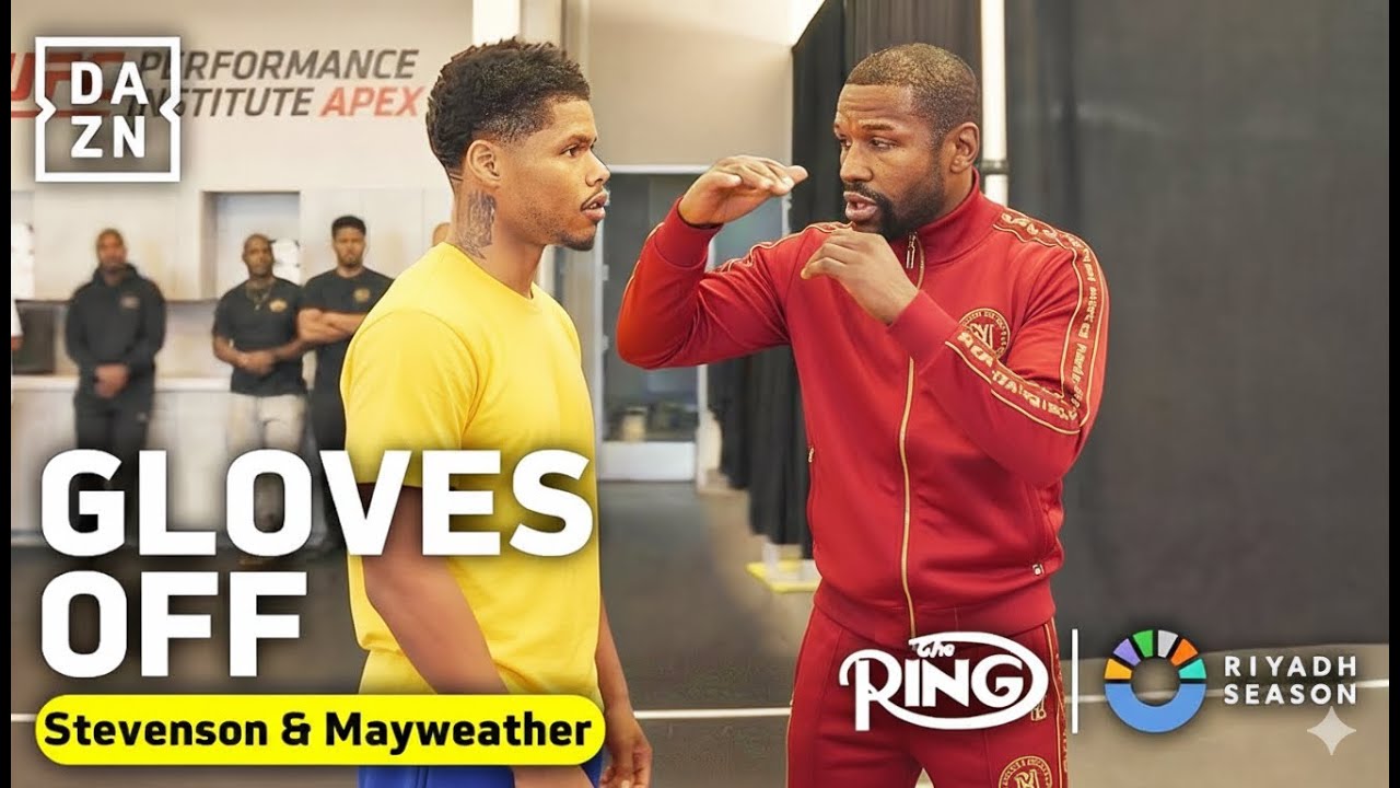 “This Is Big” — Floyd Mayweather Visits Shakur Stevenson Before Teofimo Lopez!