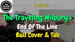 The Traveling Wilburys - End Of The line - Bass cover with tabs