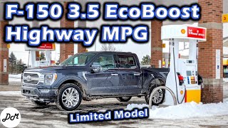 2021 Ford F150 3.5 EcoBoost – MPG Test | Realworld Highway Range