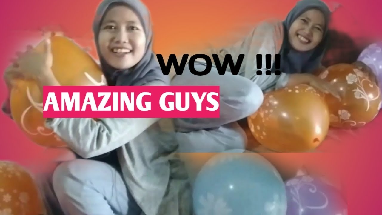WOW !!! Selain tiup balon sekaligus dudukin balon ada yang baru nih