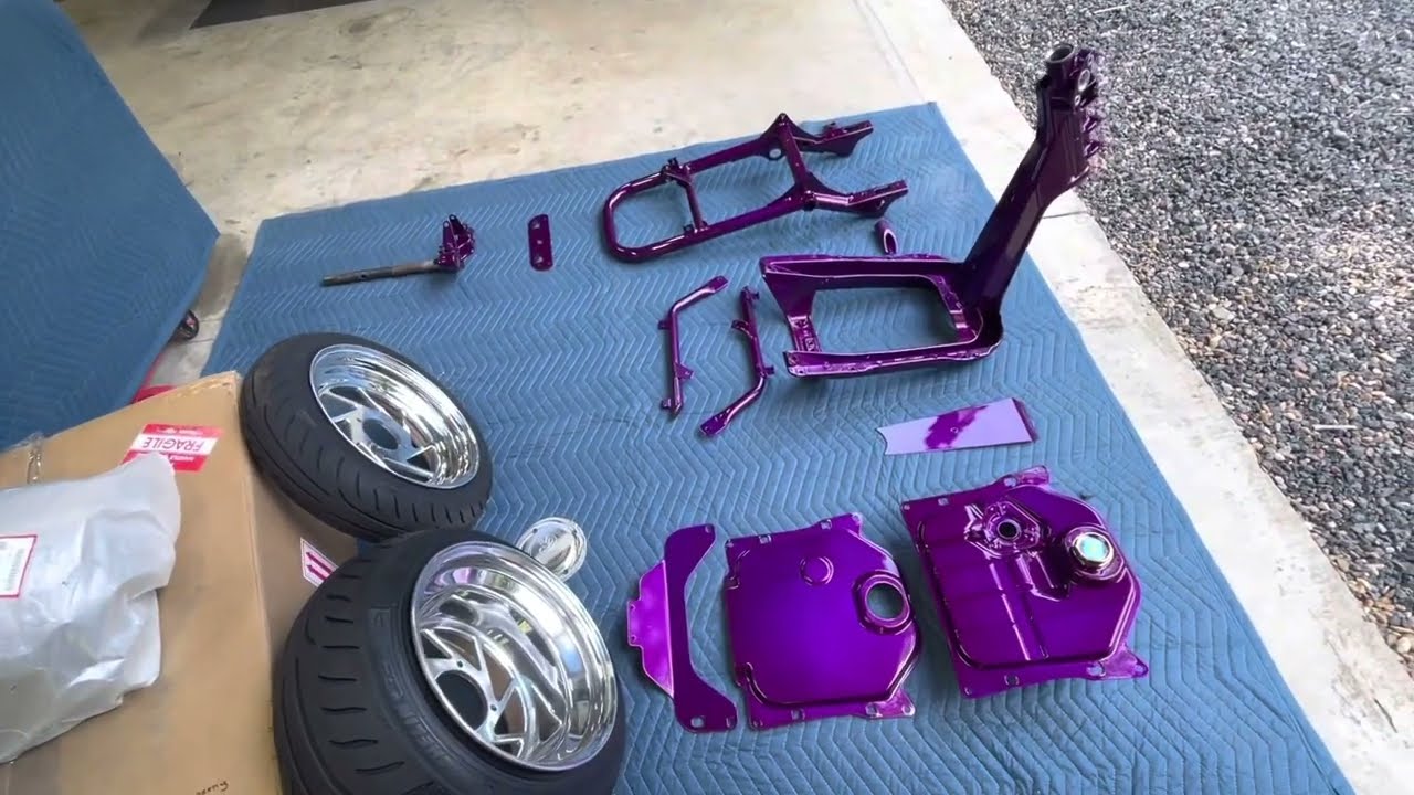 Распаковка запчастей для сборки Honda Ruckus! Ключ на колесиках RuckShop Rollingwrench MNNTB FLP,...