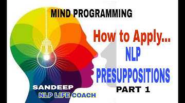 NLP:Presuppositions {PART 1} {HINDI}/ Mind Programming with Sandeep