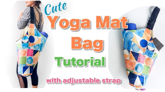 Save for later! Who's made their own yoga mat bag? It's an easy #sewin