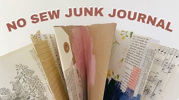 How to Make a NO SEW Junk Journal 🌟 Step-by-step accordion journal tutorial for beginners