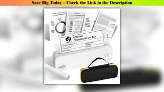 Unboxing Inkless Portable A4 Thermal Printer Bluetooth PDF Excel Word Document Printing Machine
