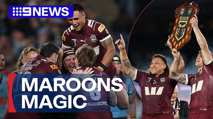 Queensland celebrates fairytale State of Origin series win | 9 News Australia