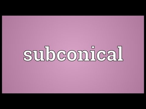 Header of subconical