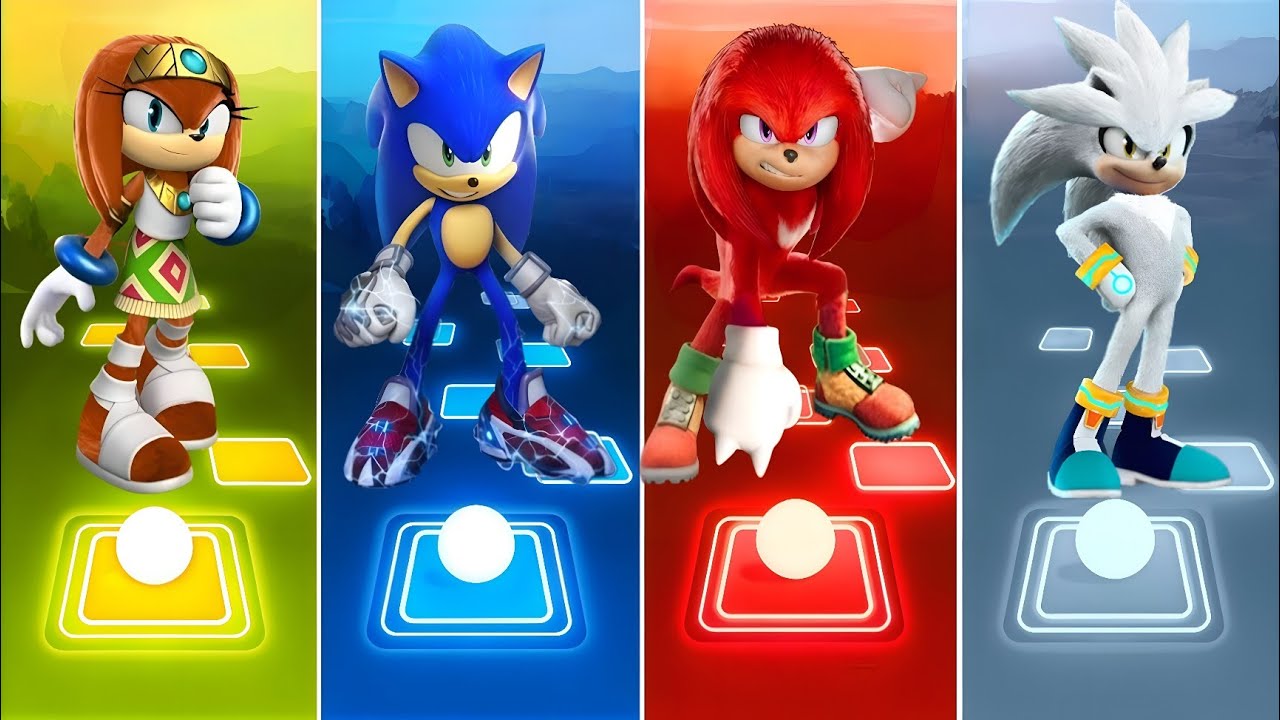 SHADOW THE HEDGEHOG 🔴 SUPER SONIC 🔴 METAL SONIC 🔴 SILVER SONIC - Tiles Hop EDM Rush