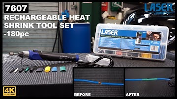 7607 | Rechargeable Heat Shrink Tool Set-180 pc