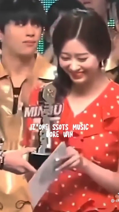 MC Minju reactions to her members winning music shows #kpop #izone #kimminju #ive #minju #lesserafim
