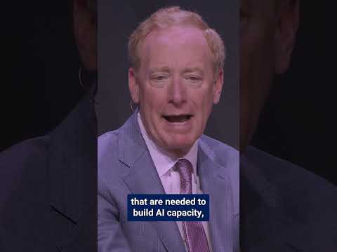 The AI divide: North vs. South | Brad Smith | Global Stage - YouTube