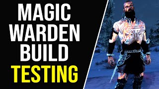 🔴LIVE | Elder Scrolls Online -🧊Magic Warden Build Testing🧊