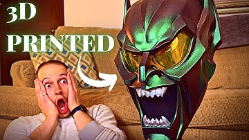 I Made the Green Goblin Mask Using 3D Printing