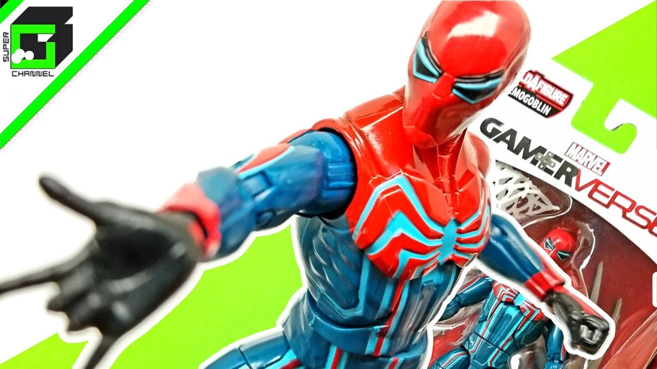 SPIDER-MAN (VELOCITY SUIT) Marvel Legends (Demogoblin Build-a-Figure) Unboxing and Review!