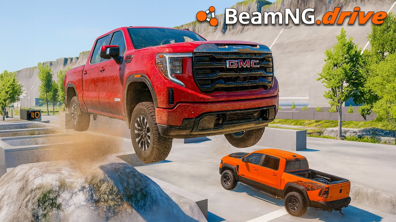 ¡Rompiendo SUSPENSIÓN de estas SUPER CAMIONETAS! | BeamNG.Drive