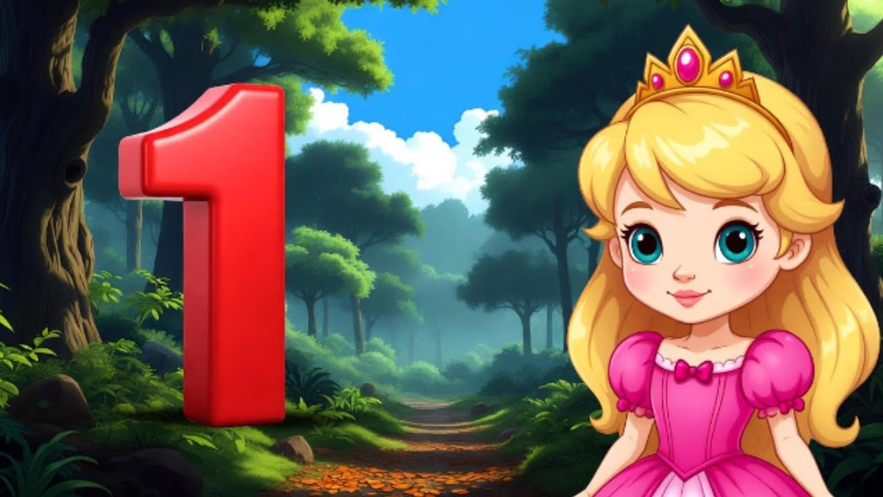 Learn Number 1 with Snow White! 🍎 Counting  Phonics for Toddlers  Kids