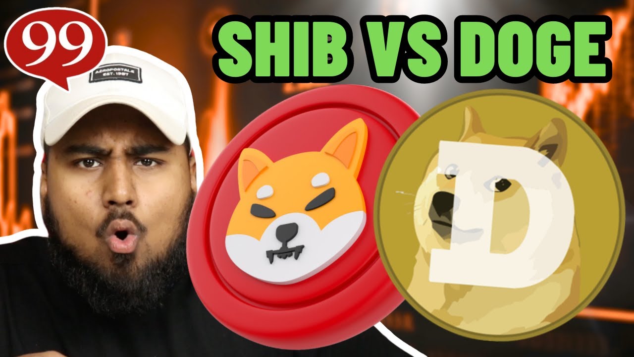 Gambar mini Shiba Inu vs Dogecoin | Which meme coin will make you a millionaire first?!