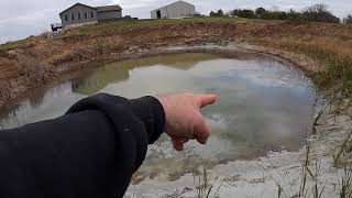 Information Bentonite in a pond. Chasing a leak. Update