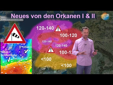 Orkan-Update: Donnerstag & Freitag im Focus! Aktuelle Wind- & Wettervorhersage 15.-20.02. + Trend!