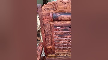 Ghế đu đưa mát sa thư giãn gỗ cẩm việt