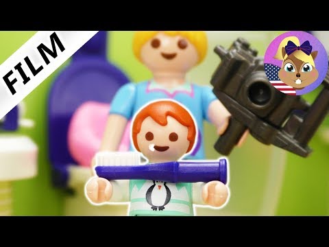 playmobil-film-english-|-emma's-morning-routine-at-the-luxury-villa-|-kids-series-smith-family