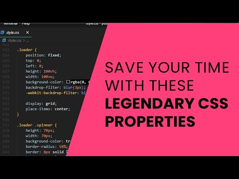 Awesome and Rare CSS properties that makes website development 100 times easier