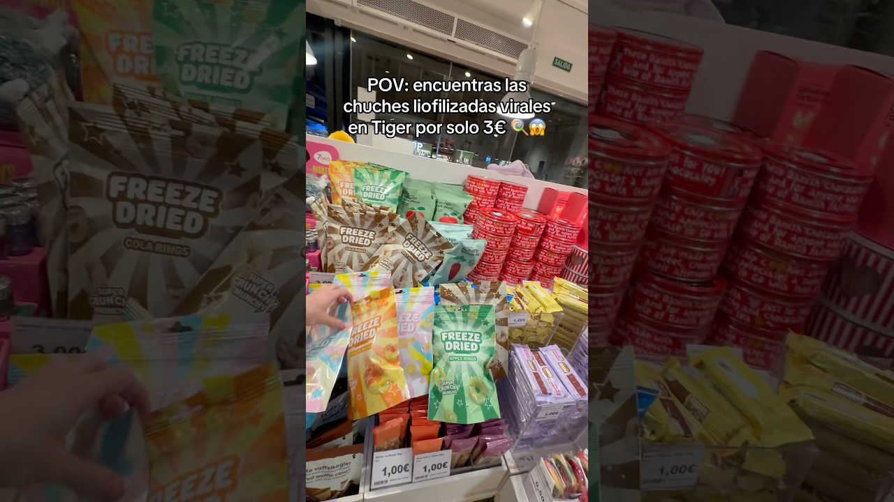 🍭¿QUEREIS QUÉ PRUEBE LAS CHUCHES VIRALES LIOFILIZADAS?🤤