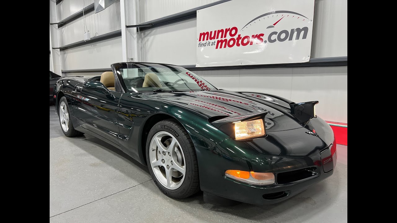 2000 SOLDSOLDSOLD Chevrolet Corvette Conv 5.7L LS1 Auto Bowling Green Metallic on Light Oak Int/Top