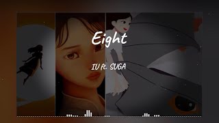 IU - Eight ft. SUGA (Lyric Video)