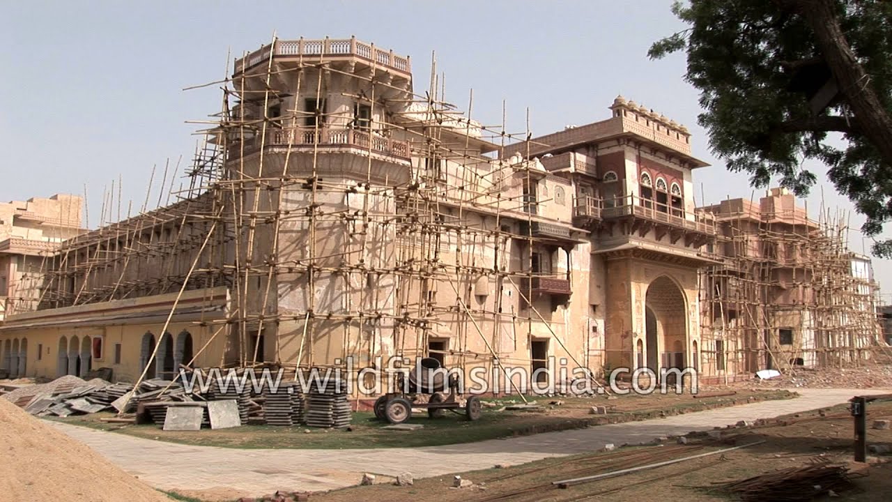 Reconstruction of Samode Palace in Rajasthan