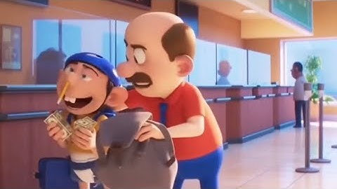 Jeffy and Marvin robbed the bank 