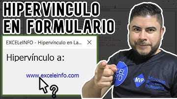 👆 INSERTAR HIPERVÍNCULO a una etiqueta en un FORMULARIO de Excel [VBA]