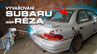 Záchrana Subaru ImpREZa: oprava koroze a ošetření karoserie po vyvařování