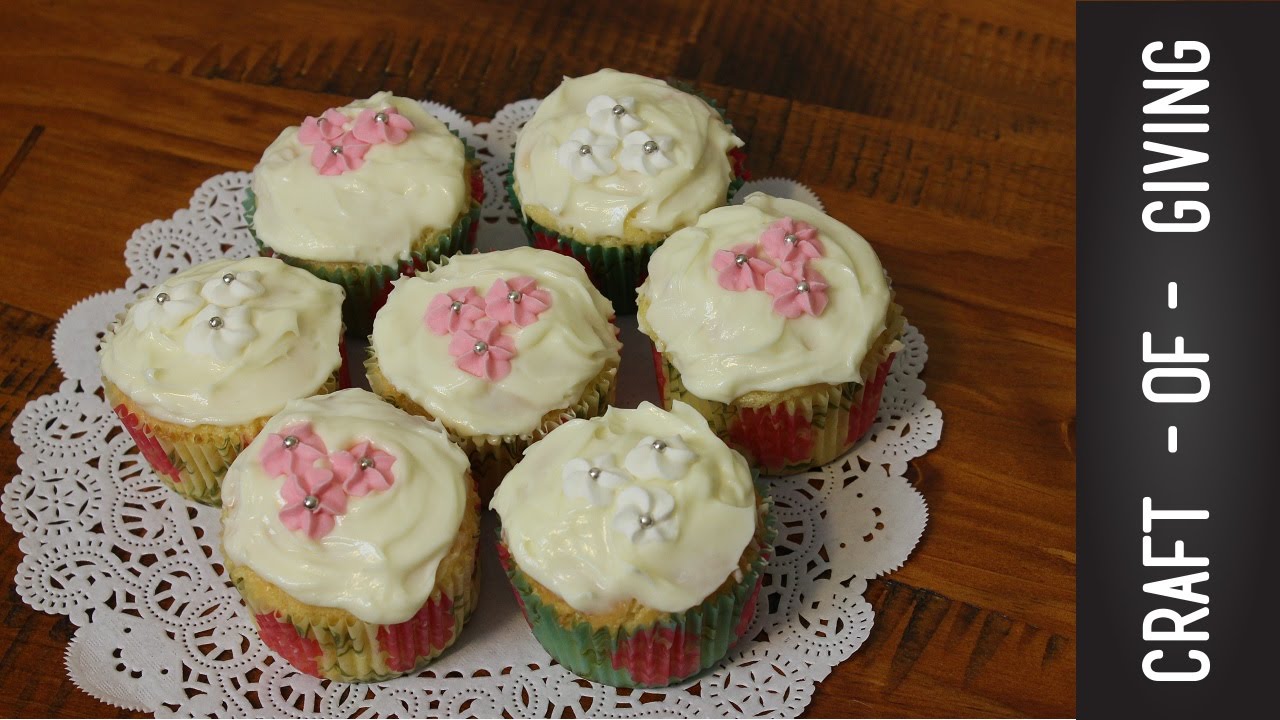 EASY GLUTEN AND LACTOSE FREE LEMON CUPCAKES Craft of Giving YouTube