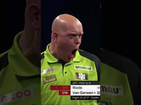 MVG DOUBLE DOUBLE ROAR!               #darts #sports #michaelvangerwen #shorts #premierleague #sport