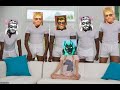 So our friend finally caved and got Fortnite