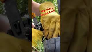 Wet Grass, Rusted Axles