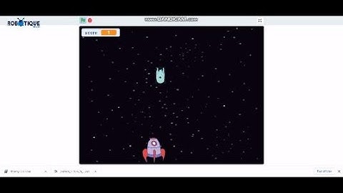 SpaceWar game with Scratch