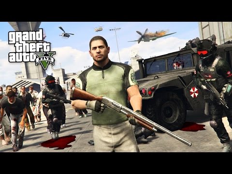 ☢ NEW ЗОМБИ АПОКАЛИПСИС В GTA 5! - ОБИТЕЛЬ ЗЛА! НАШЕЛ ЛАБОРАТОРИЮ