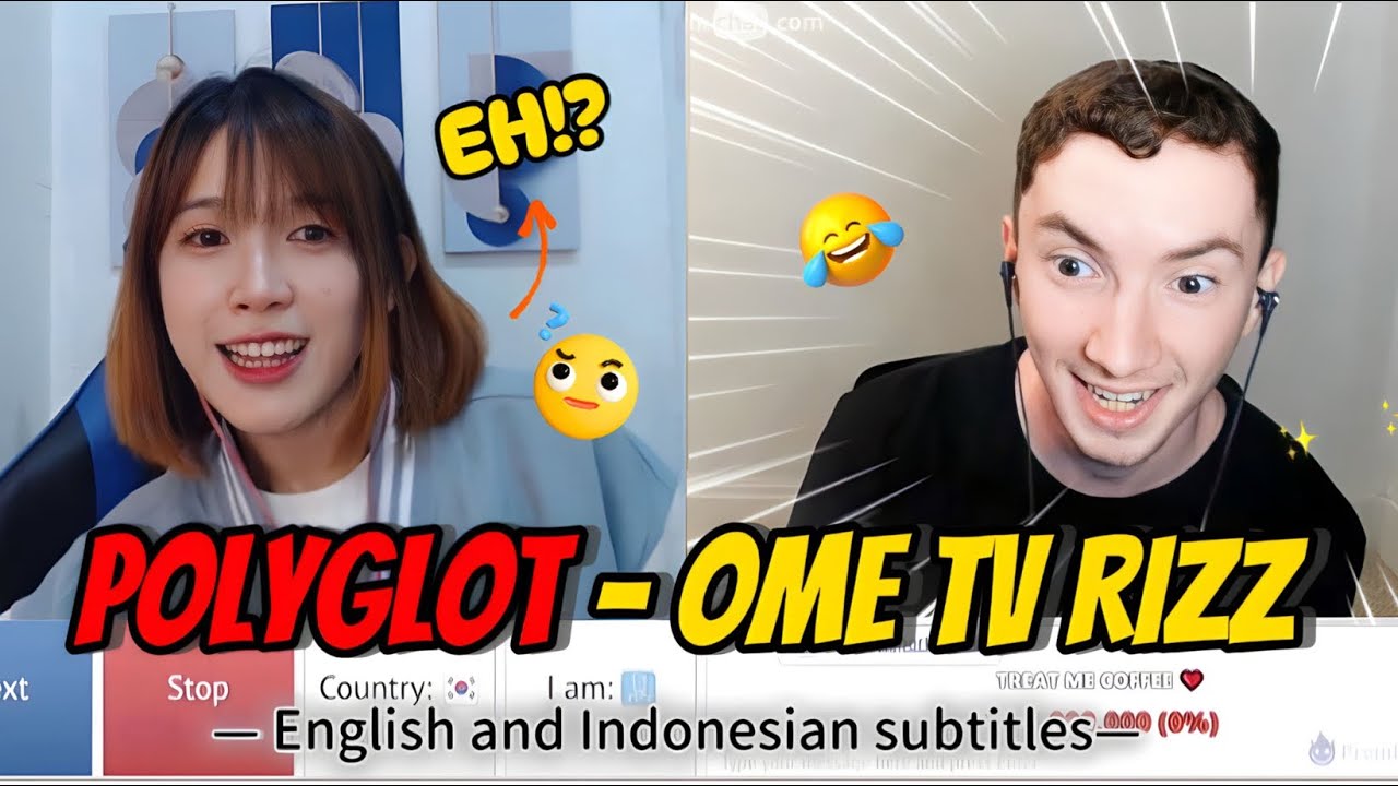 LANGUAGE RIZZ BATTLE ft Ryan Hale 🔥 | OmeTV Polyglot Challenge Pt. 2 # ...