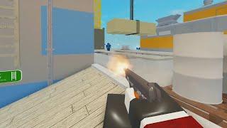 Arsenal but if I get a headshot, the video literally ends.