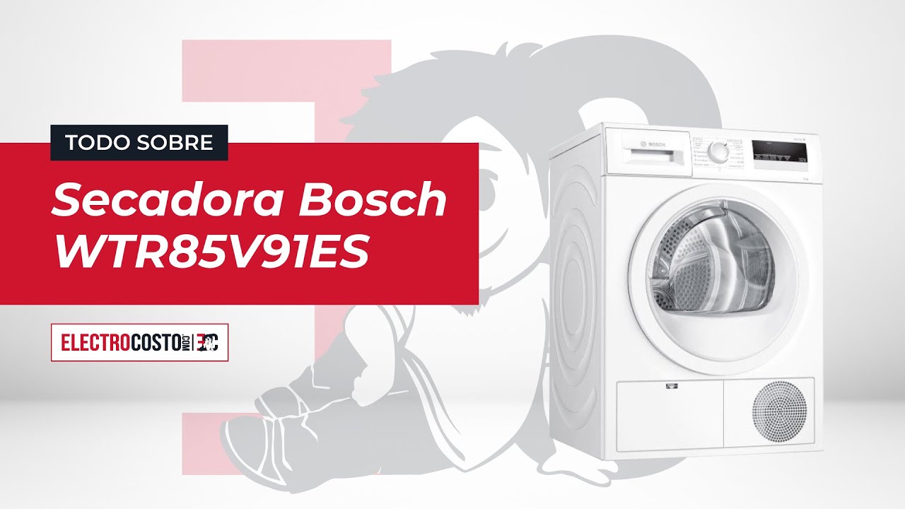 Secadora Bomba Calor Bosch WTR85V91ES - A++, 8kg, Condensación