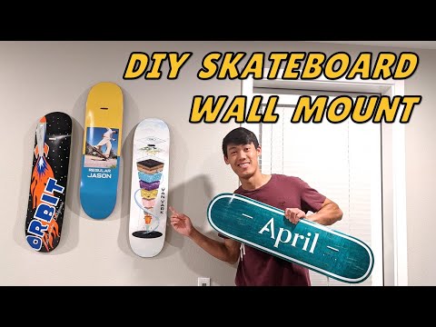 Video: Vægmonteret stativ til stolt visning af dit Skateboard af Zanocchi & Starke