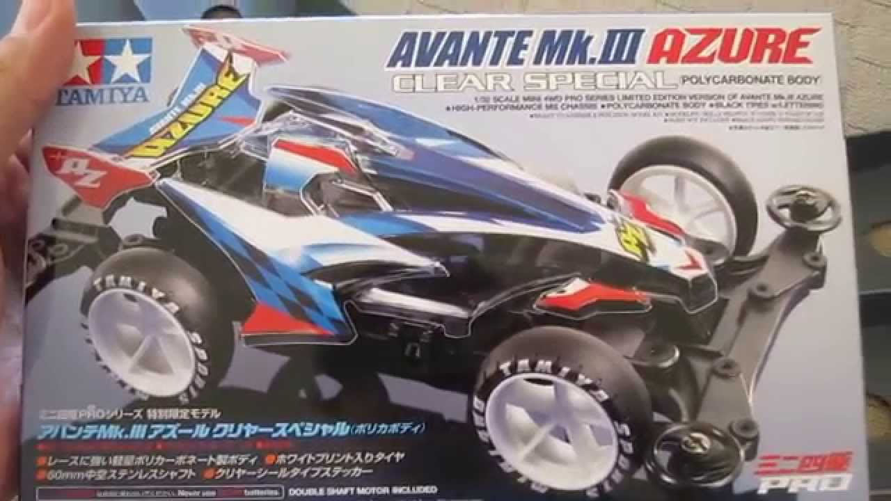 Tamiya Mini 4WD Avante Mk.III Azure Clear Special 94741 - Lap times #01