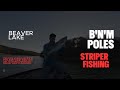 I only use artificial lures to catch stripers on Beaver Lake